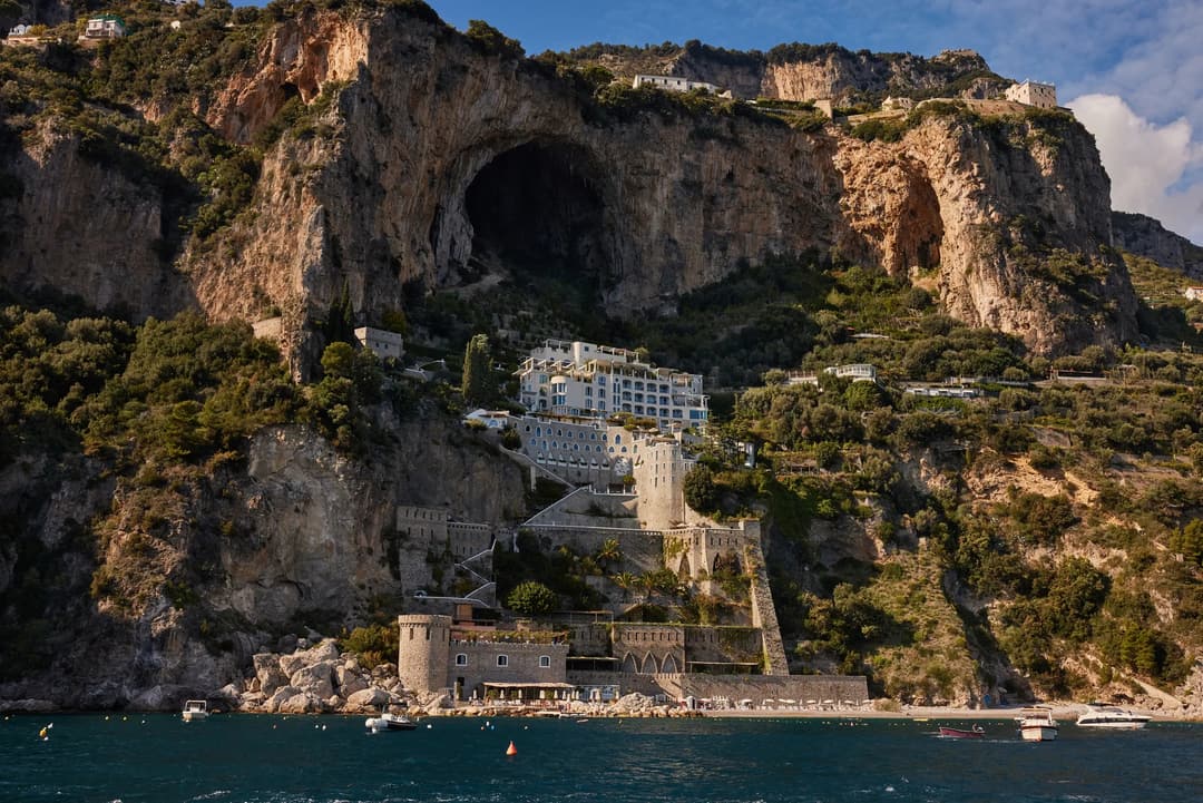 Exterior of Borgo Santandrea, Conca dei Marini
