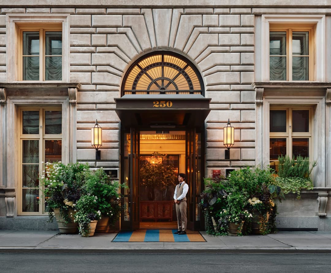 The Fifth Avenue Hotel exterior and lobby