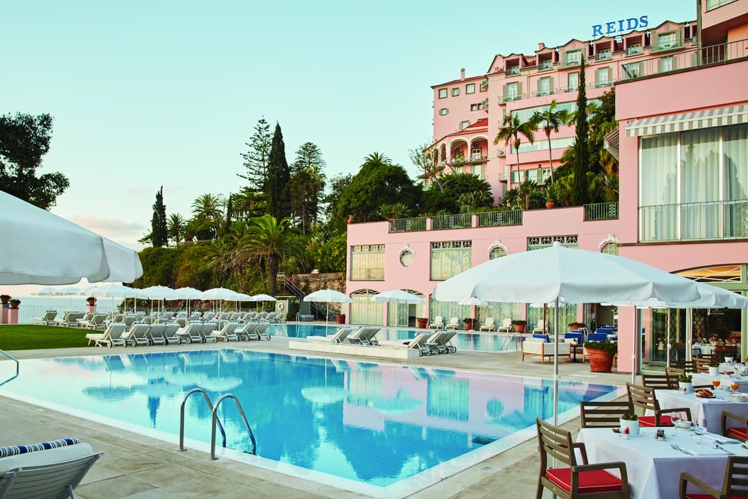 Swimming pool at Reid's Palace, A Belmond Hotel, Funchal, Madeira