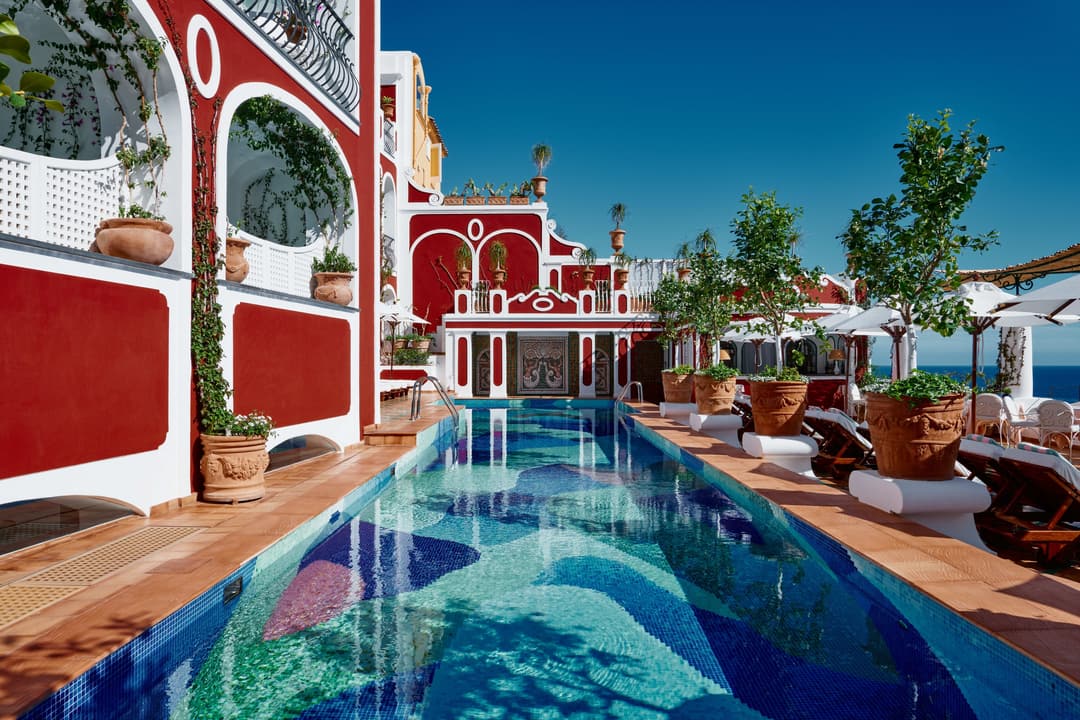 Swimming pool at Le Sirenuse, Positano