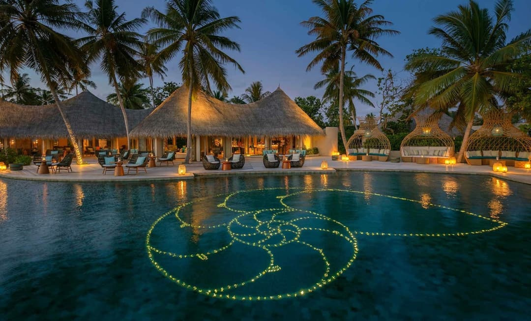 Swimming pool at The Nautilus Maldives, Baa Atoll
