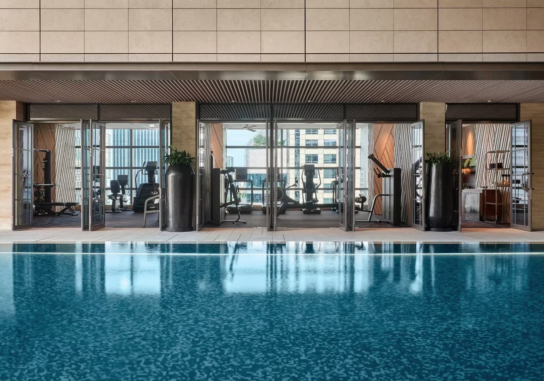 Swimming pool at Rosewood Bangkok