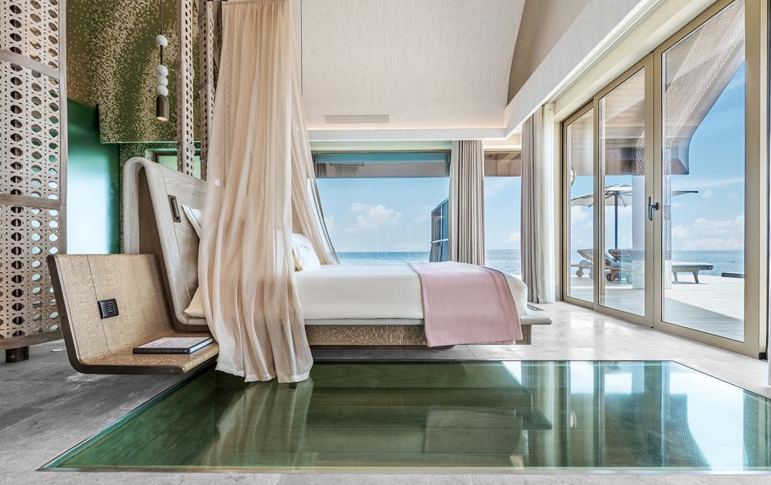 Guest room at JOALI BEING, Raa Atoll