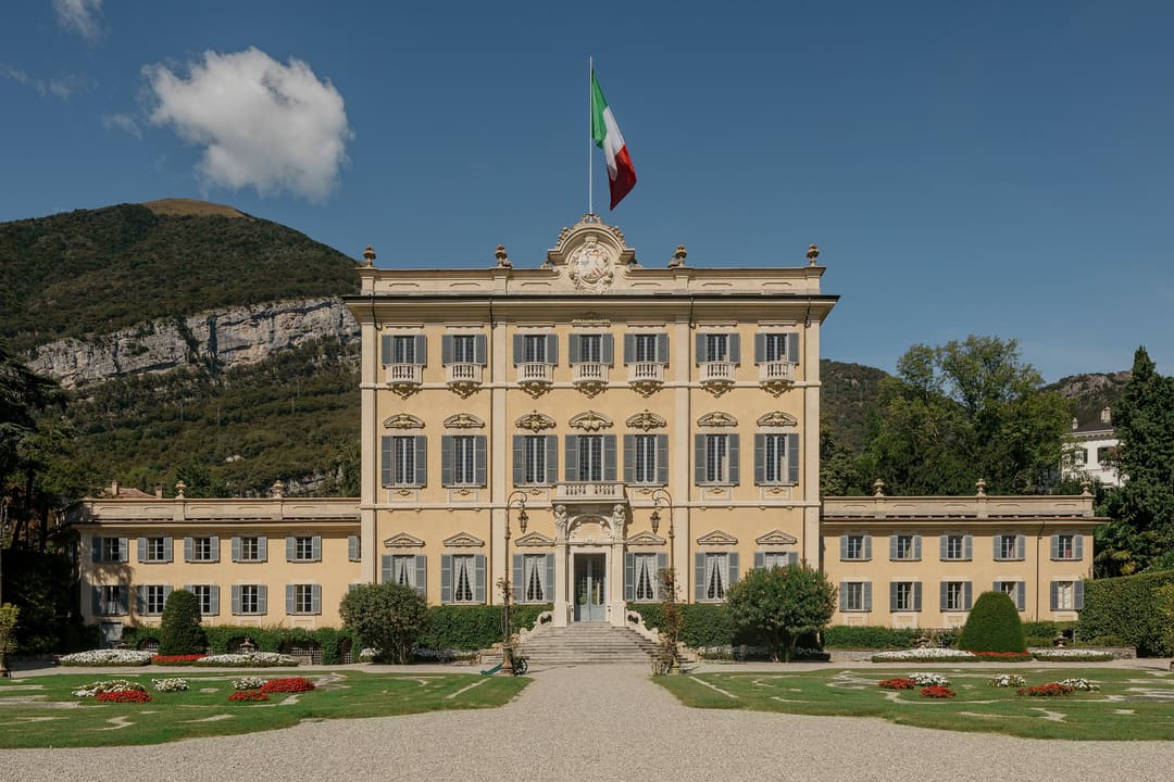 Exterior of Grand Hotel Tremezzo, Tremezzina
