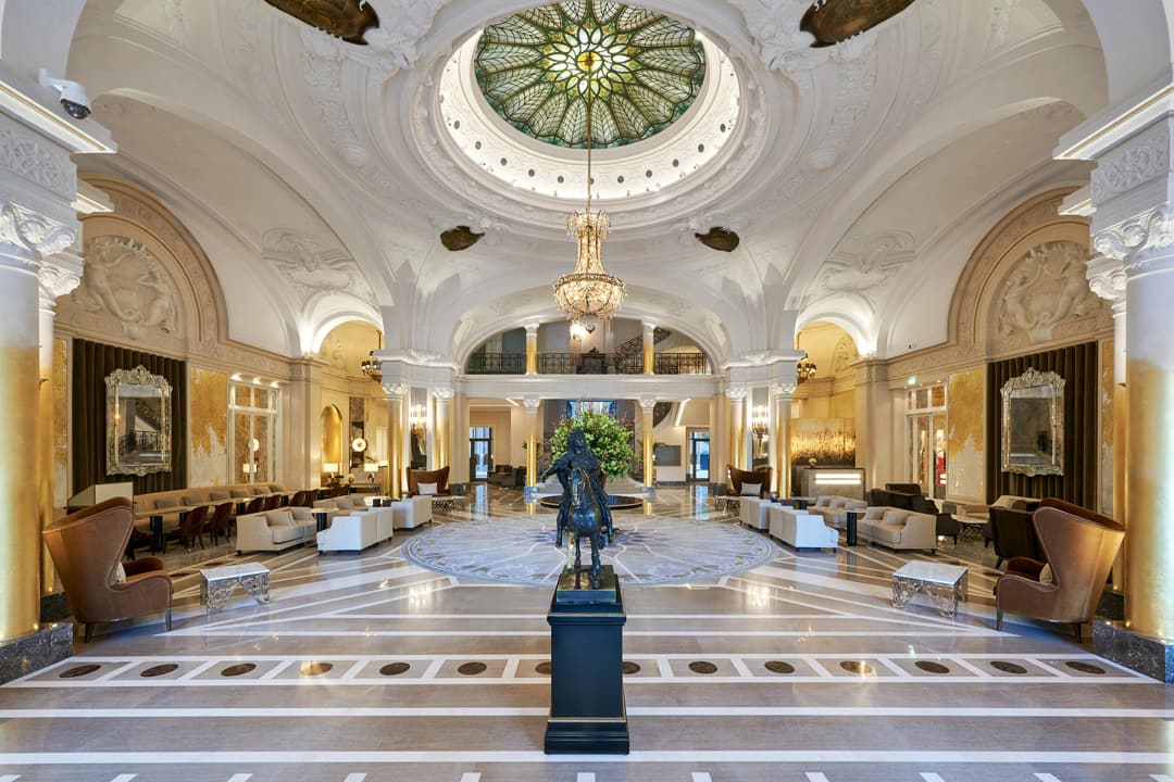Lobby at Hotel De Paris Monte Carlo