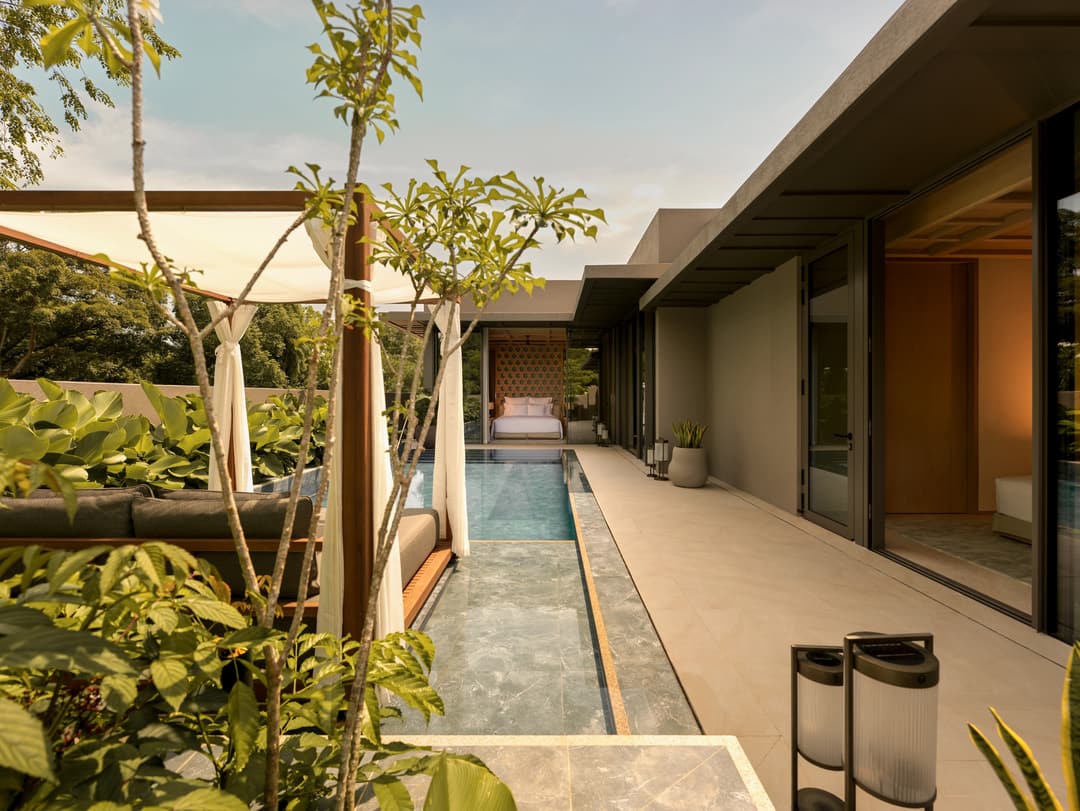 Signature Two-Bedroom Pool Villa The luxury of space and our signature butler service set the tone for an indulgent stay, Raffles Sentosa Singapore