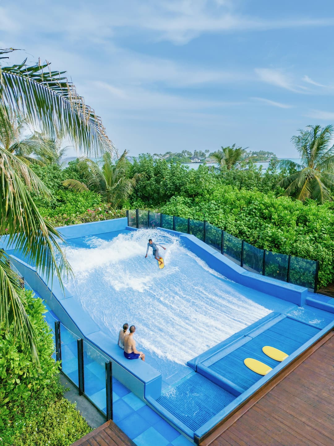 Swimming pool at Cheval Blanc Randheli, Raa Atoll