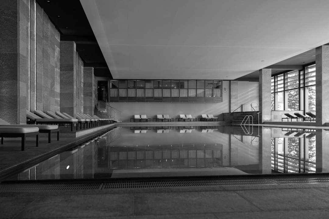 Swimming pool at Kulm Hotel St. Moritz