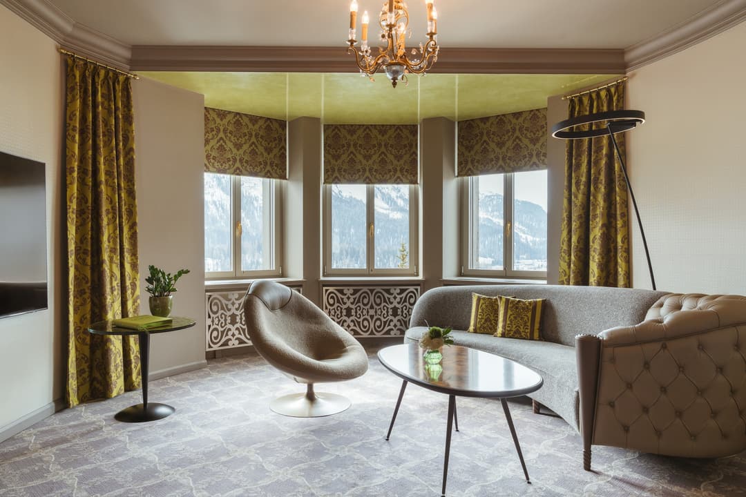 Deluxe Two Bedroom Suite 5, Carlton Hotel St. Moritz