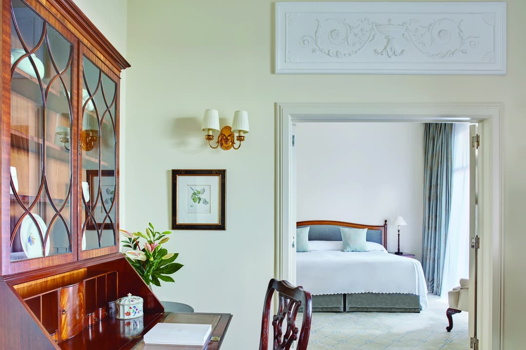Guest room at Reid's Palace, A Belmond Hotel, Funchal, Madeira