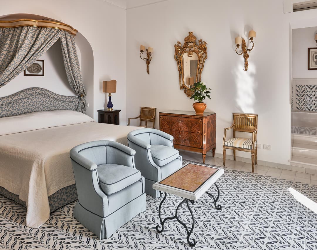 Guest room at Le Sirenuse, Positano