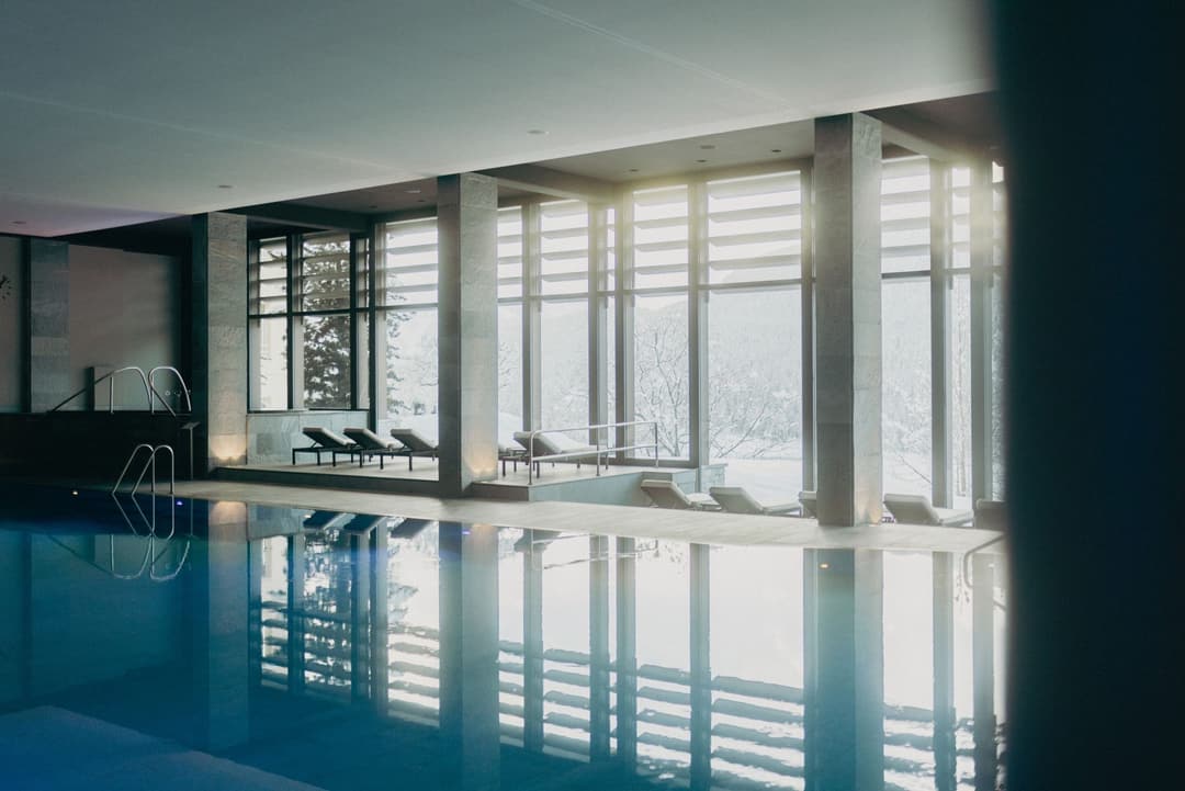 Swimming pool at Kulm Hotel St. Moritz
