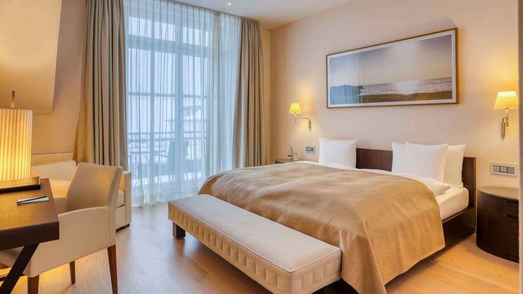 Guest room at Grand Hotel des Bains Kempinski St. Moritz, St. Moritz Bad
