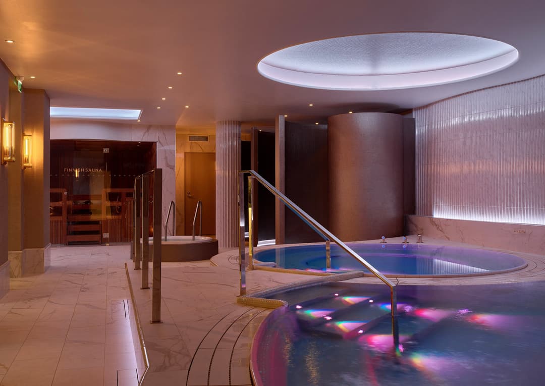 Indoor spa pool at Waldorf Astoria Helsinki