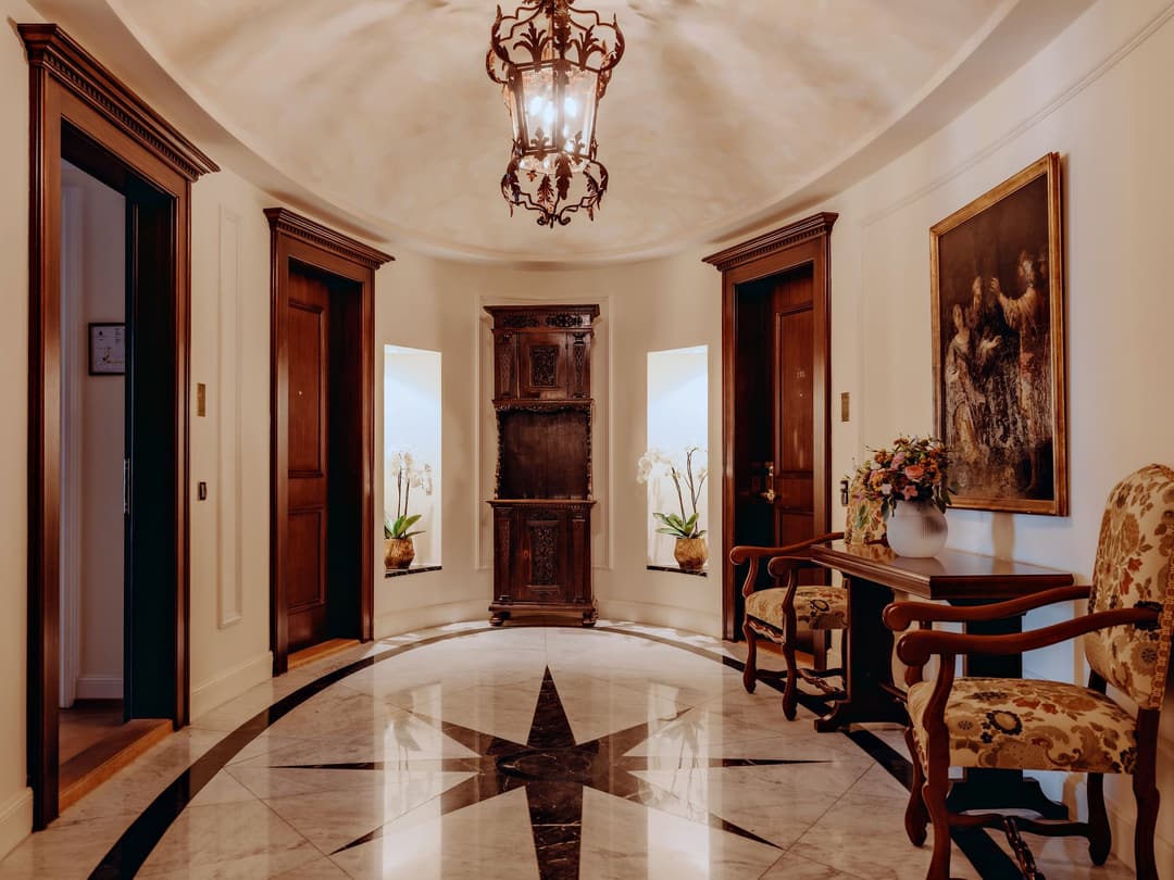 Badrutts Palace Suites Hans Badrutts Suite Marble Room, Badrutt's Palace Hotel, St. Moritz