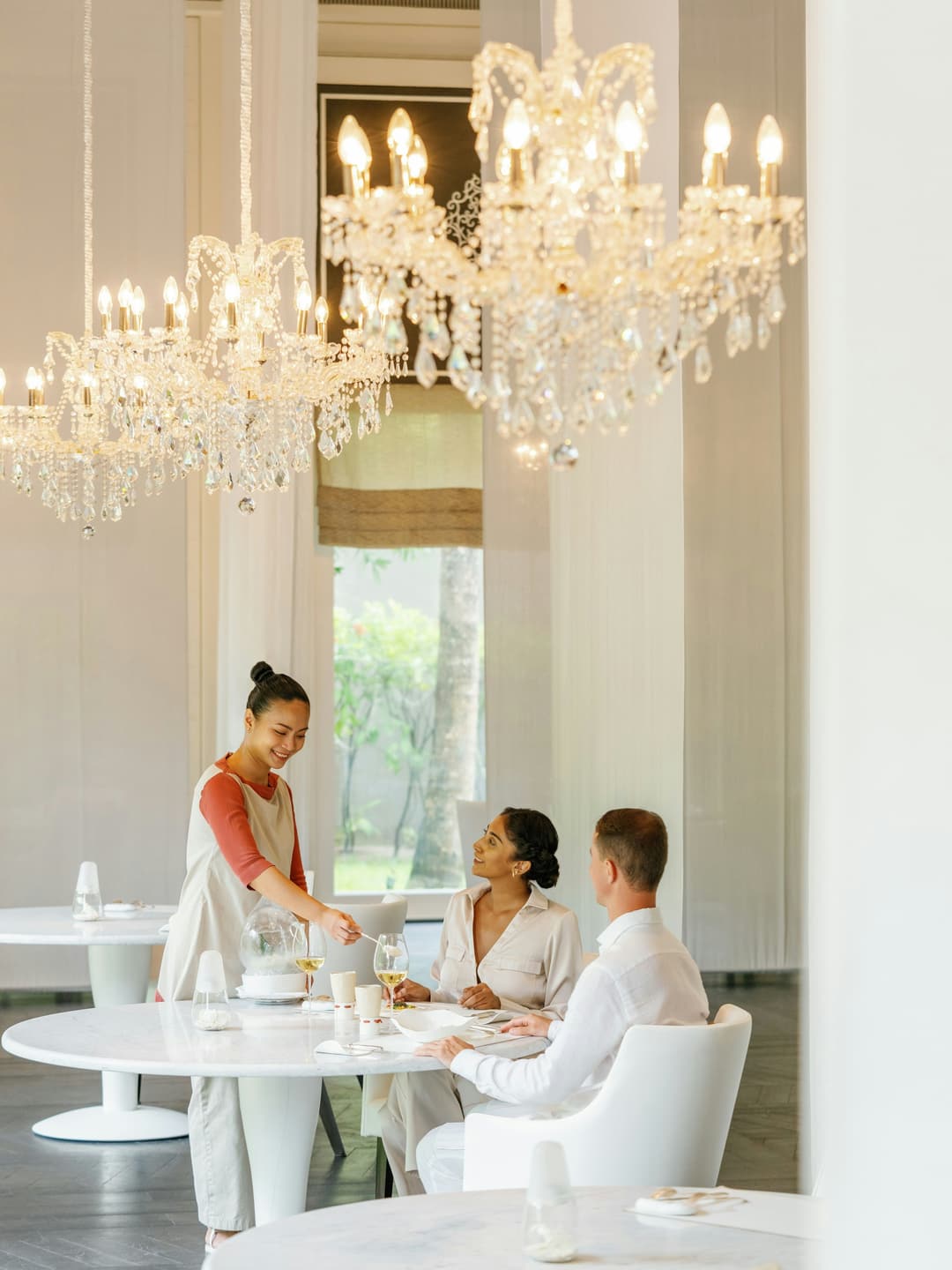 Restaurant at Cheval Blanc Randheli, Raa Atoll