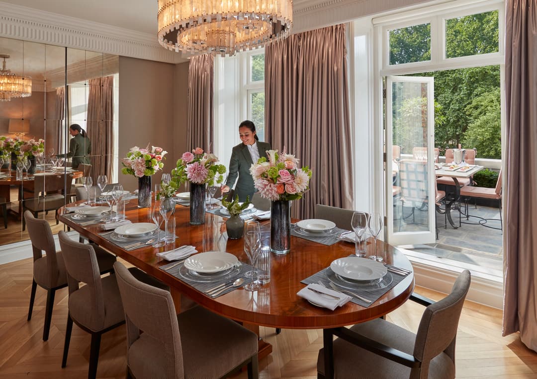 Restaurant at Mandarin Oriental Hyde Park, London, Knightsbridge