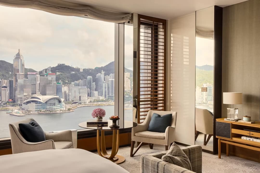 Guest room at Rosewood Hong Kong