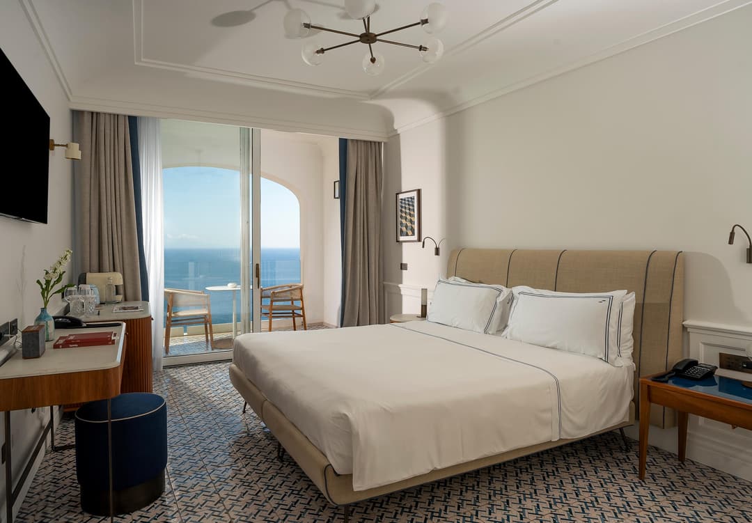 Guest room at Borgo Santandrea, Conca dei Marini