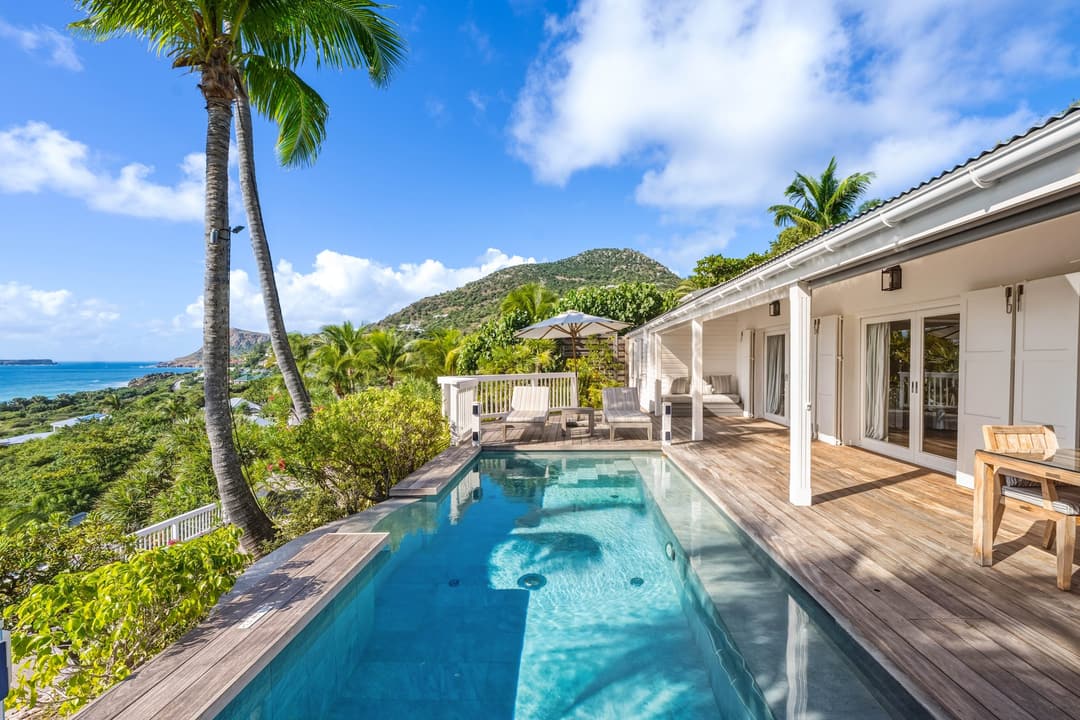 Private pool villa at Le Toiny above Toiny Bay