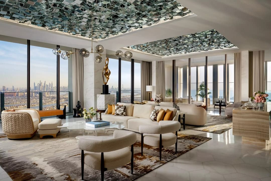 Suite living room at Atlantis The Royal, Dubai (Palm Jumeirah)