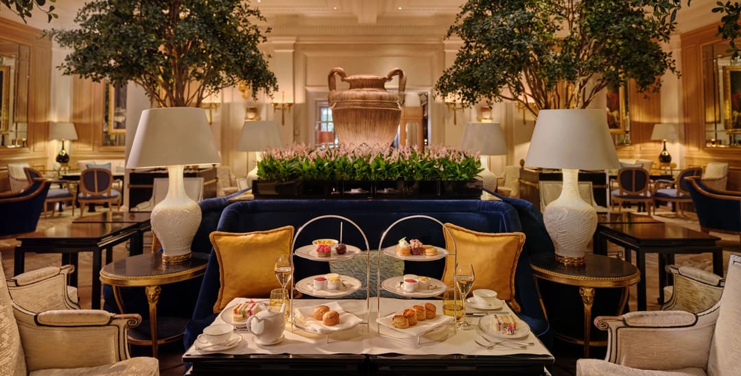 Afternoon tea in Le Hall at Baur au Lac