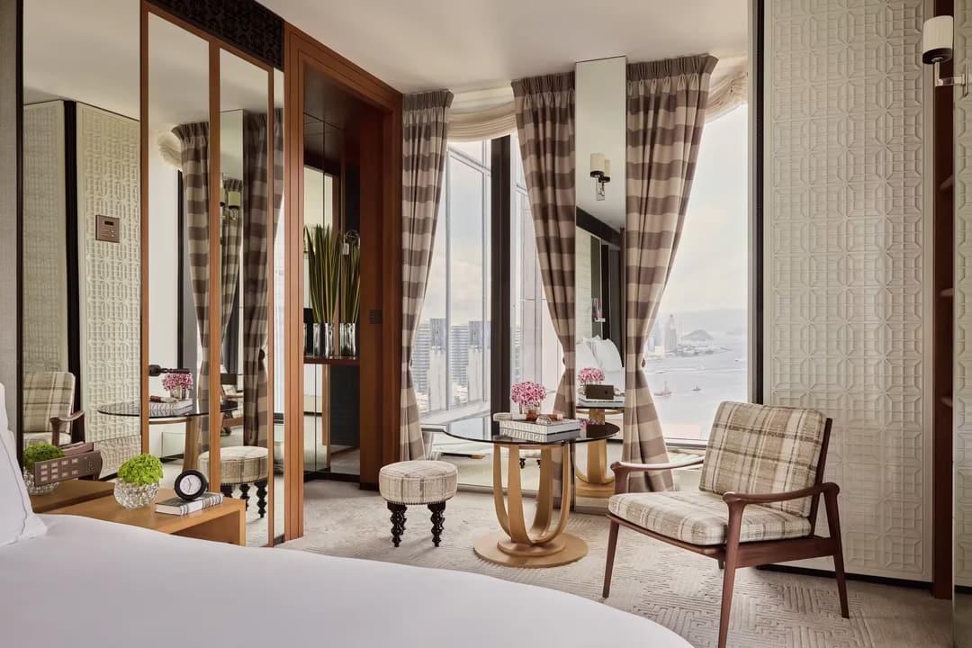 Guest room at Rosewood Hong Kong