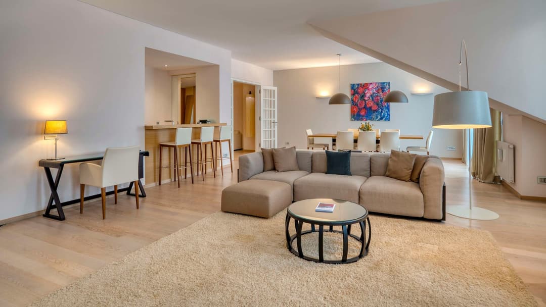 Suite living room at Grand Hotel des Bains Kempinski St. Moritz, St. Moritz Bad