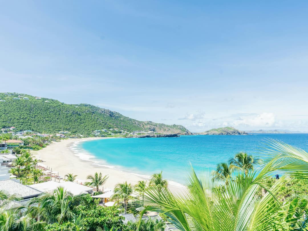 Flamands Beach from Cheval Blanc St-Barth