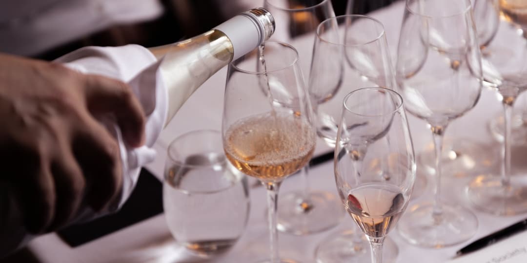 Wine service at Hotel Haven