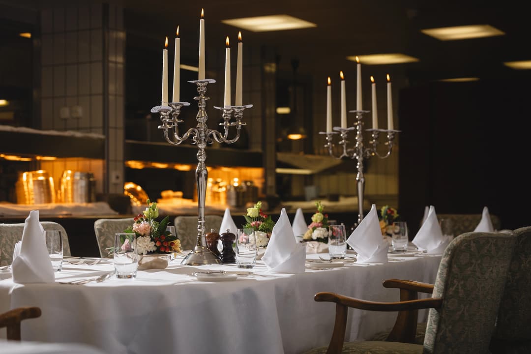 Restaurant at Suvretta House, St. Moritz (Champfer side)