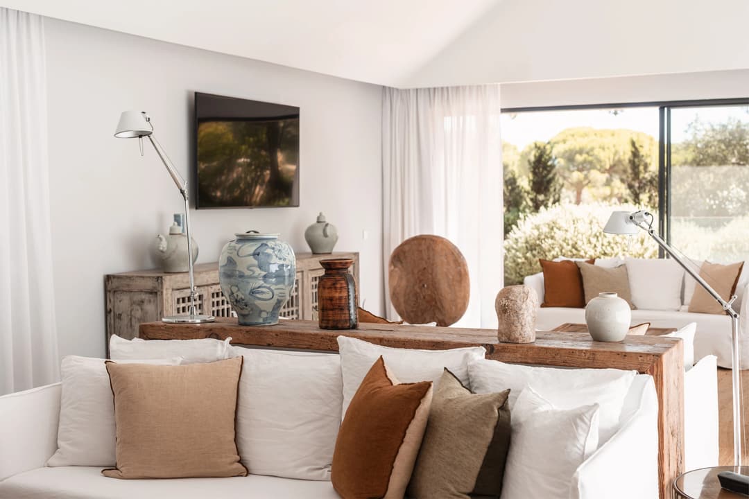Suite living room at Sublime Comporta