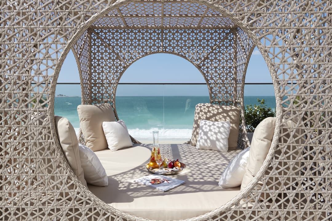 Private terrace at Mandarin Oriental Jumeira, Dubai, Dubai (Jumeirah)