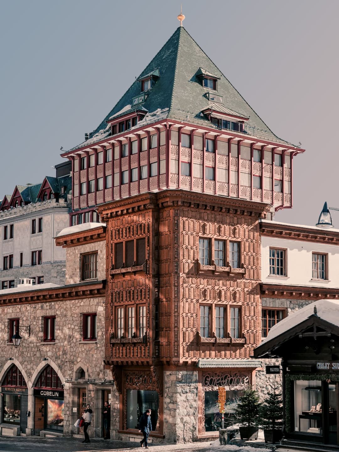 Badrutts Palace Suites Tower Penthouse Apartment Exterior, Badrutt's Palace Hotel, St. Moritz