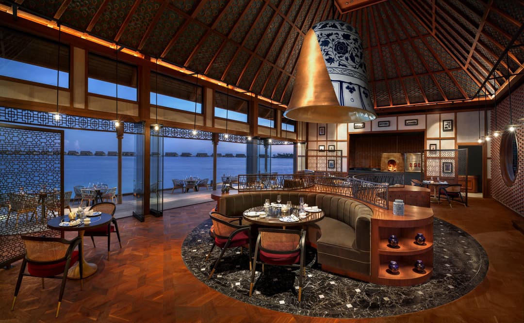 Lobby at Waldorf Astoria Maldives Ithaafushi, Raa Atoll