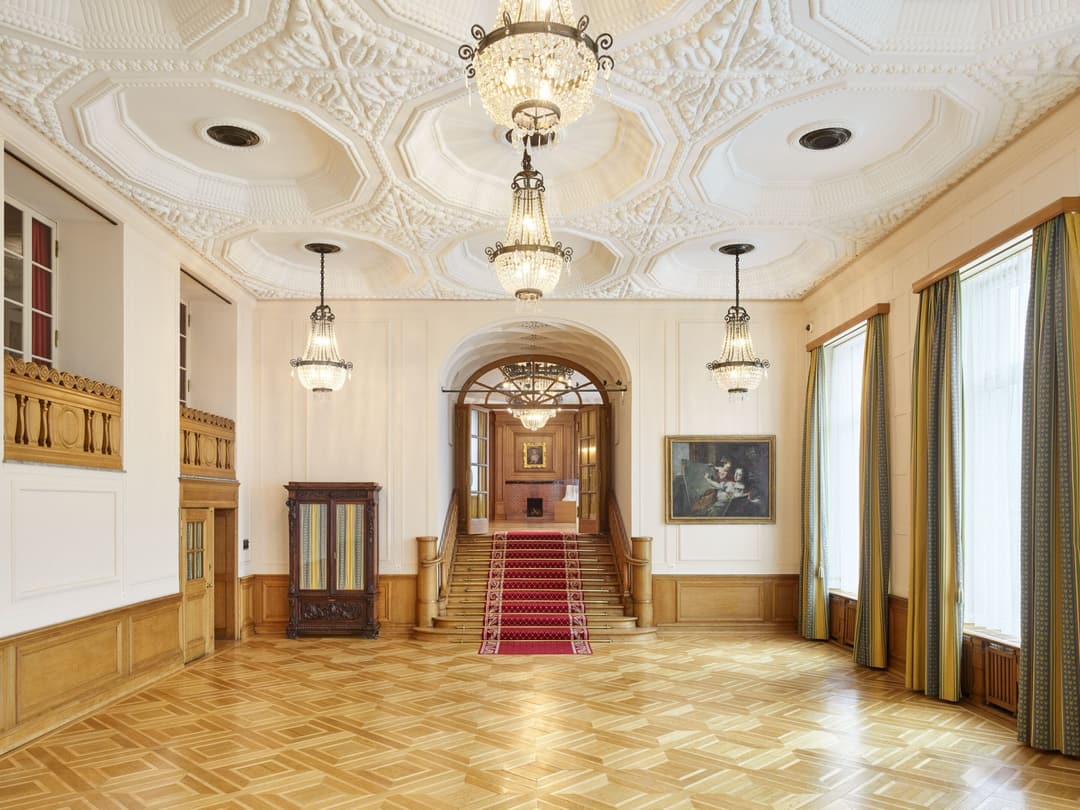 Lobby at Kulm Hotel St. Moritz