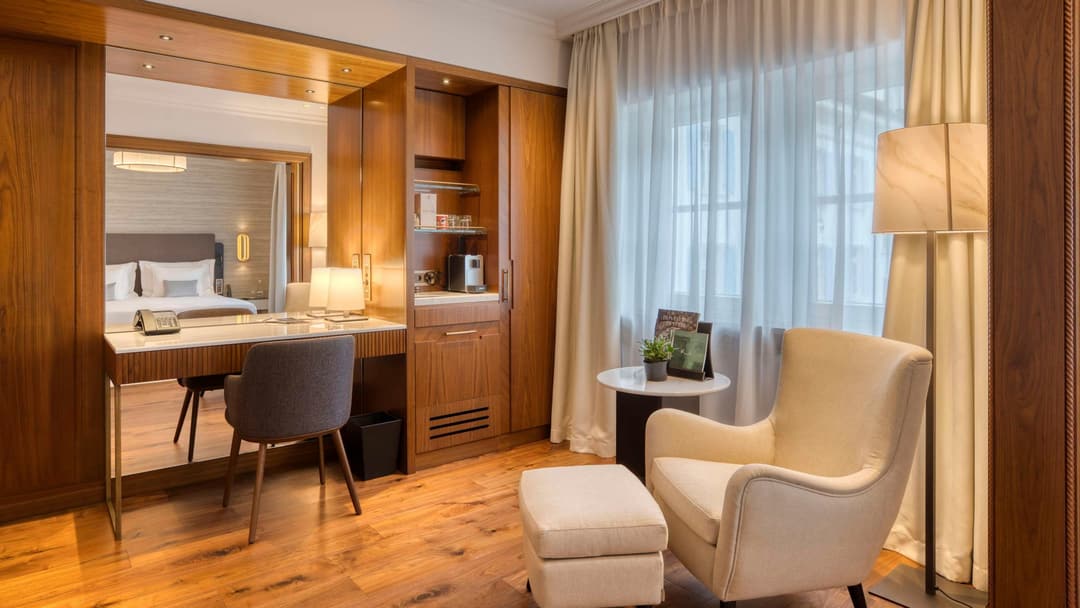 Suite living room at Grand Hotel des Bains Kempinski St. Moritz, St. Moritz Bad