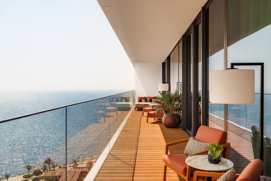 Private terrace at Jumeirah Marsa Al Arab, Dubai (Jumeirah)
