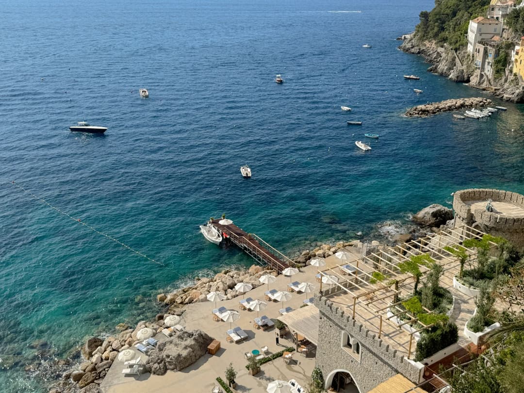 Beach at Borgo Santandrea, Conca dei Marini