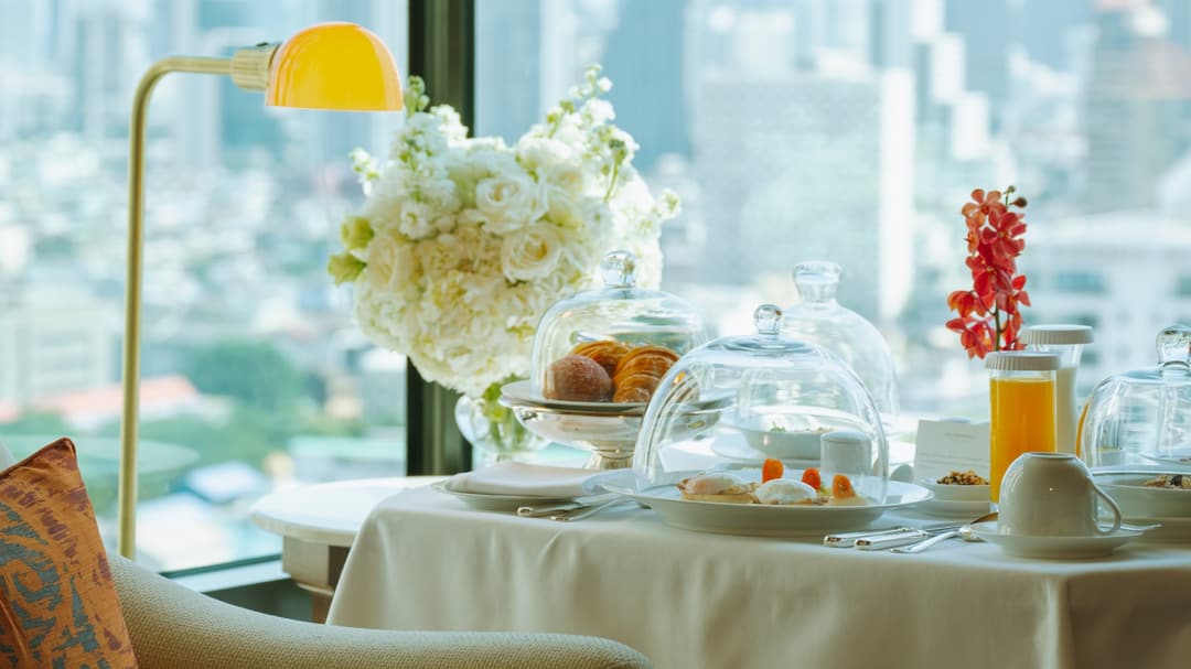 Interior detail at The Peninsula Bangkok