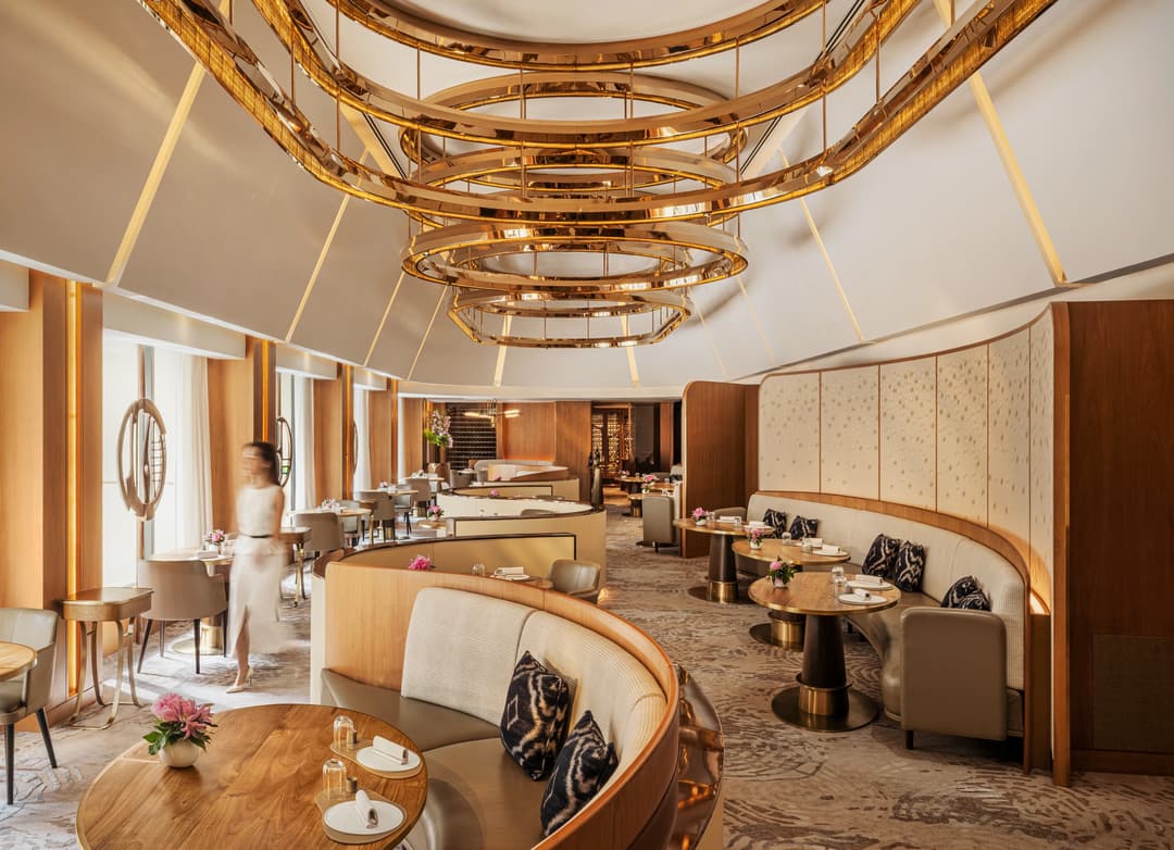 Lobby at The Landmark Mandarin Oriental, Hong Kong