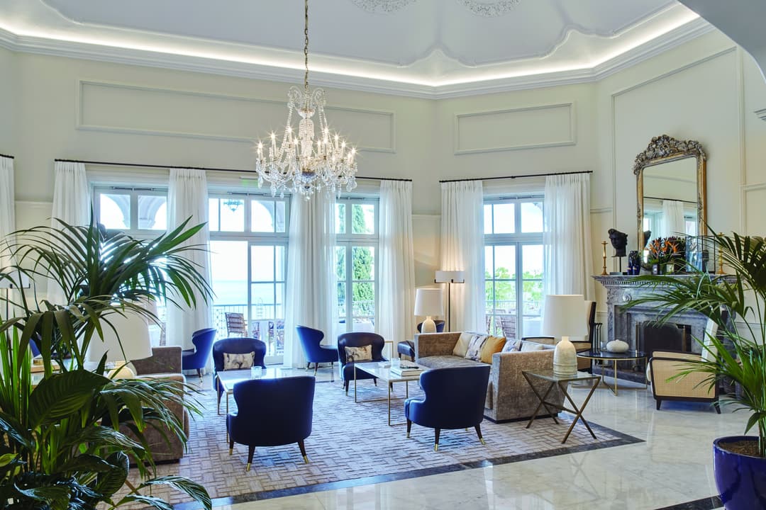 Lobby at Reid's Palace, A Belmond Hotel, Funchal, Madeira