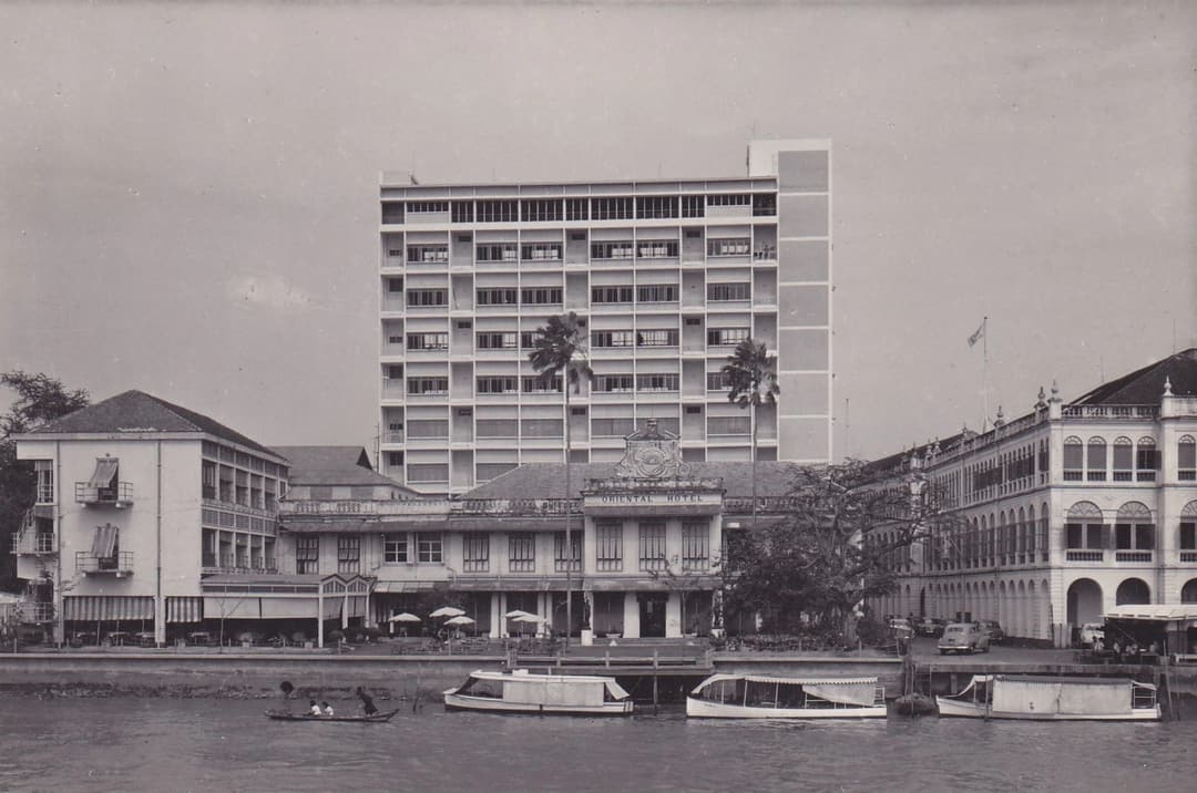 Exterior of The Oriental building, Mandarin Oriental Bangkok