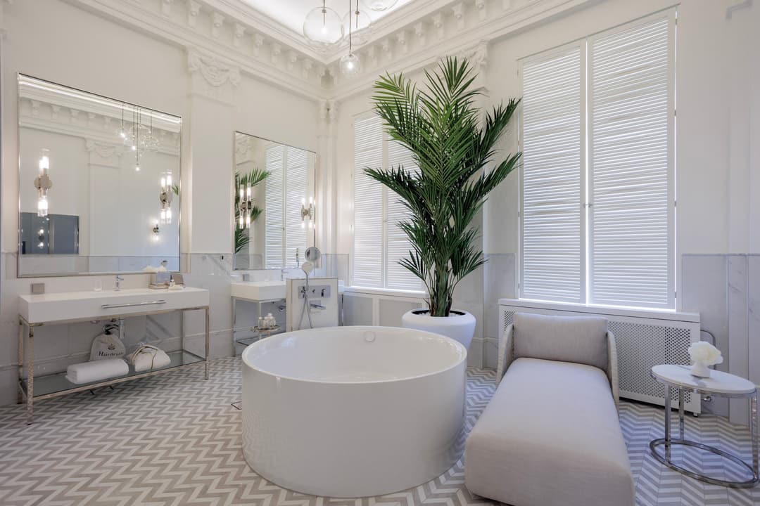 Bathroom in the Signature Suite at Waldorf Astoria Helsinki