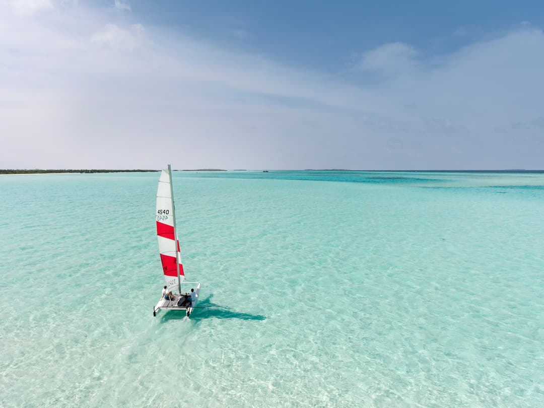 Beach at Soneva Jani, Noonu Atoll