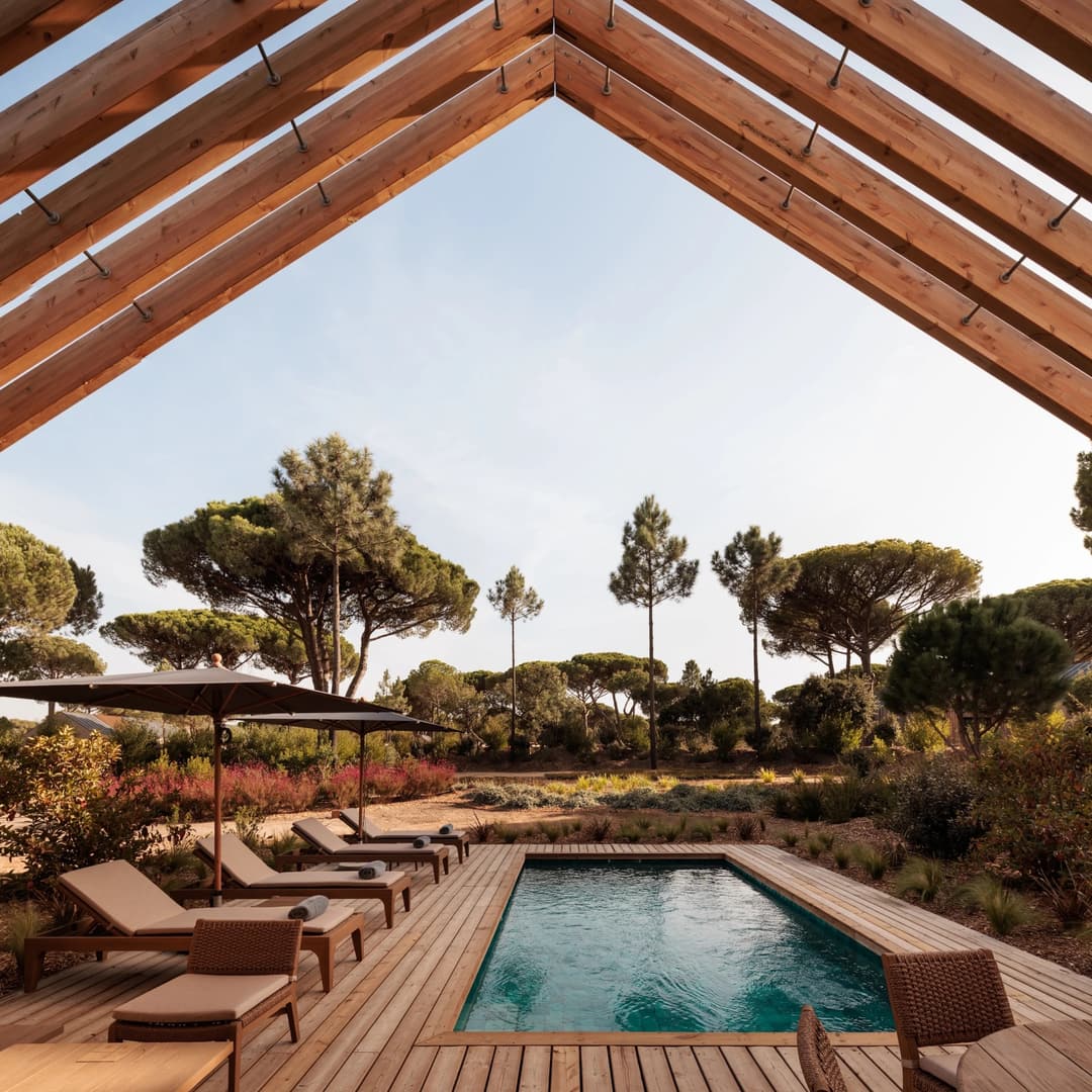 Swimming pool at Sublime Comporta