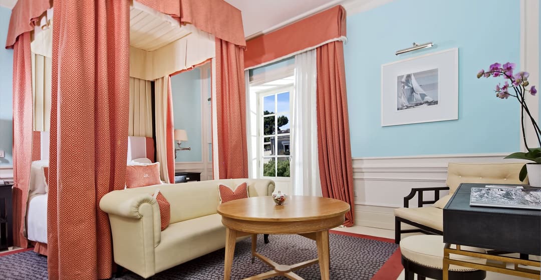 Suite living room at JK Place Capri