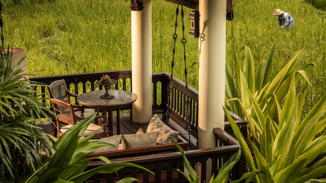 Private terrace at Four Seasons Resort Chiang Mai