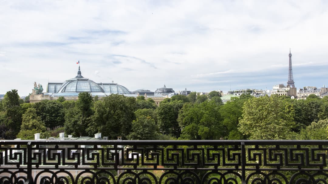 View from La Reserve Paris Hotel and Spa