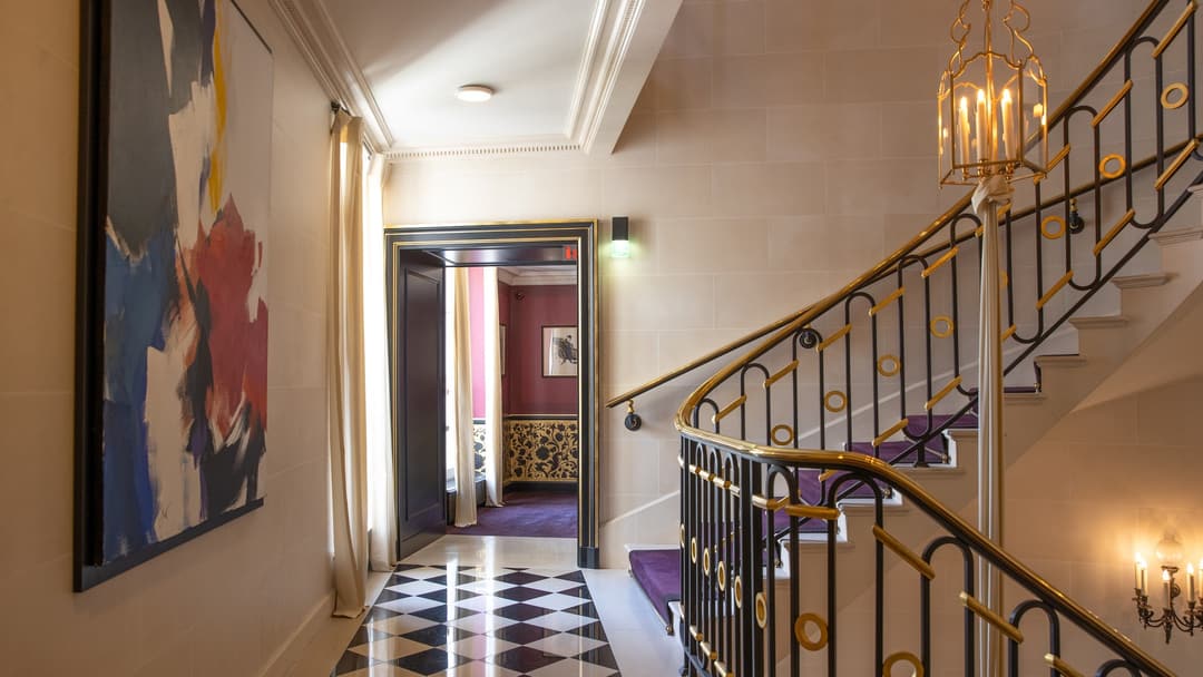 Lobby at La Reserve Paris Hotel and Spa